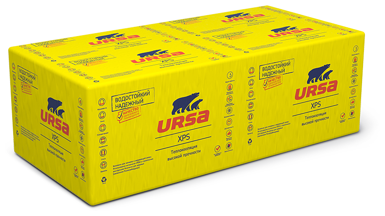 Утеплитель Ursa XPS ПРОФ 500 60х600х2500