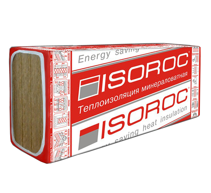 Утеплитель ISOROC Изолайт-ЛЮКС 1000х600х110 мм
