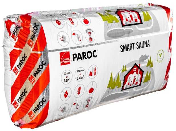 Утеплитель Paroc Smart Sauna 50х600х1200