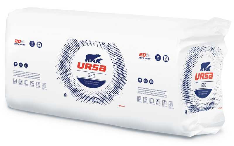 Утеплитель Ursa Geo П-30 100х600х1250
